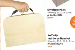 Lobbes Koffertje met Leren Handvat aanbieding