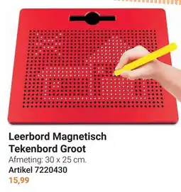 Lobbes Leerbord Magnetisch Tekenbord Groot aanbieding