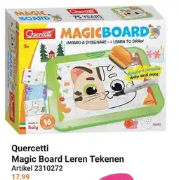 Lobbes Quercetti Magic Board Leren Tekenen aanbieding