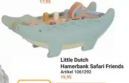 Lobbes Little Dutch Hamerbank Safari Friends aanbieding