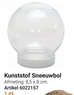 Lobbes Kunststof Sneeubol aanbieding
