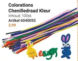 Lobbes Colorations Chenilledraad Kleur aanbieding