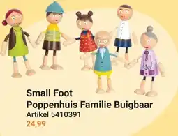 Lobbes Small Foot Poppenhuis Familie Buigbaar aanbieding