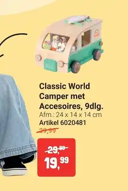 Lobbes Classic World Camper met Accesoires aanbieding