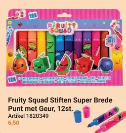 Lobbes Fruity Squad Stiften Super Brede Punt met Geur aanbieding