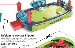 Lobbes Tafelgame Voetbal Flipper aanbieding