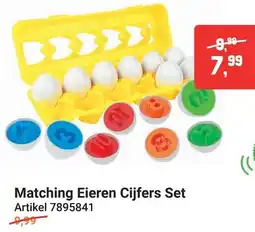 Lobbes Matching Eieren Cijfers Set aanbieding