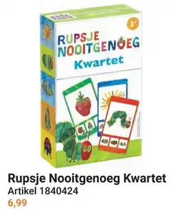 Lobbes Rupsje Nooitgenoeg Kwartet aanbieding