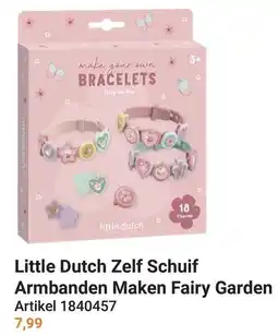 Lobbes Little Dutch Zelf Schuif Armbanden Maken Fairy Garden aanbieding