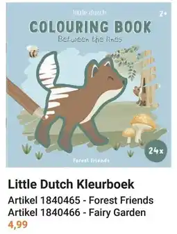 Lobbes Little Dutch Kleurboek aanbieding
