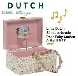 Lobbes Little Dutch Sieradendoosje Rosa Fairy Garden aanbieding