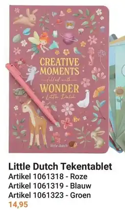 Lobbes Little Dutch Tekentablet aanbieding