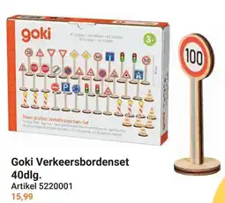 Lobbes Goki Verkeersbordenset aanbieding