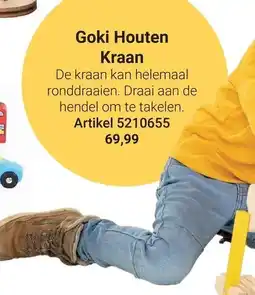 Lobbes Goki Houten Kraan aanbieding