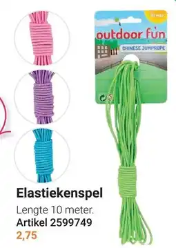 Lobbes Outdoor fun elastiekenspel aanbieding