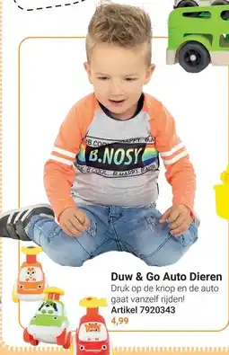 Lobbes Duw & Go Auto Dieren aanbieding