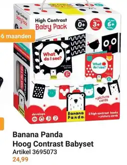 Lobbes Banana Panda Hoog Contrast Babyset aanbieding