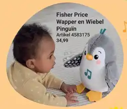 Lobbes Fisher Price Wapper en Wiebel Pinguin aanbieding