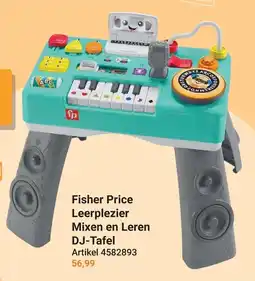 Lobbes Fisher Price Leerplezier Mixen en Leren DJ-Tafel aanbieding