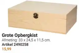 Lobbes Grote Opbergkist aanbieding