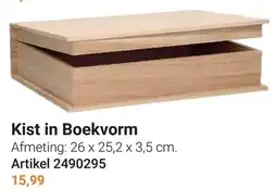 Lobbes Kist in Boekvorm aanbieding