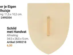 Lobbes Schild met Handvat aanbieding