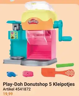 Lobbes Play-Doh Donutshop 5 Kleipotjes aanbieding