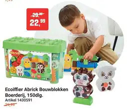 Lobbes Ecoiffier Abrick Bouwblokken Boerderij, 150dlg. aanbieding