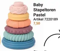 Lobbes Baby Stapeltoren Pastel aanbieding