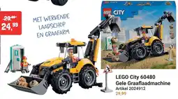 Lobbes lego city gele graaflaadmachine aanbieding