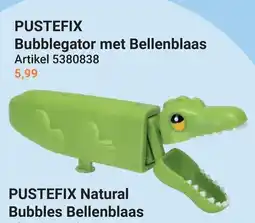 Lobbes Pustefix Bubblegator met Bellenblaas aanbieding