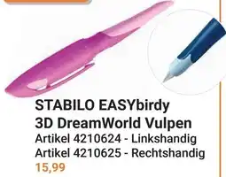 Lobbes Stabilo Easybirdy 3D DreamWorld Vulpen aanbieding
