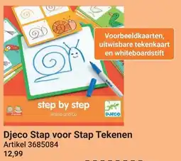 Lobbes Djeco Stap voor Stap Tekenen aanbieding