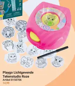 Lobbes Playgo Lichtgevende Tekenstudio Roze aanbieding