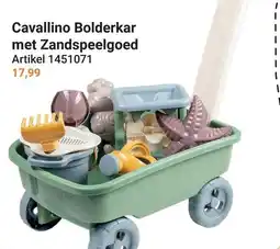 Lobbes Cavallino Bolderkar met Zandspeelgoed aanbieding