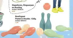 Lobbes Bowlingset Pastel in Houder aanbieding