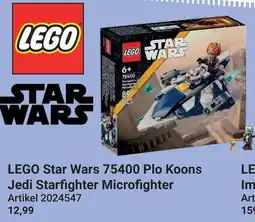 Lobbes Lego Star Wars 75400 Plo Koons Jedi Starfighter Microfighter aanbieding
