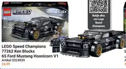 Lobbes Lego Speed Champions 77262 Ken Blocks 65 Ford Mustang Hoonicorn V1 aanbieding