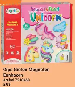 Lobbes Gips Gieten Magneten Eenhoorn aanbieding