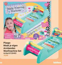 Lobbes Playgo Maak je eigen Armbanden Weefmachine Set aanbieding