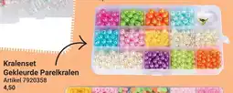 Lobbes Kralenset Gekleurde Parelkralen aanbieding