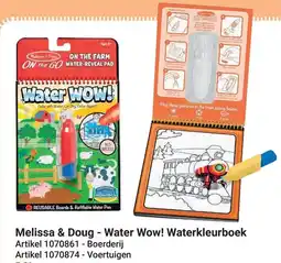 Lobbes Melissa &Doug - Water Wow! Waterkleurboek aanbieding