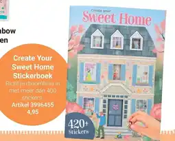 Lobbes Create your Sweet Home Stickerboek aanbieding