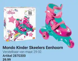 Lobbes Mondo Kinder Skeelers Eenhorn aanbieding
