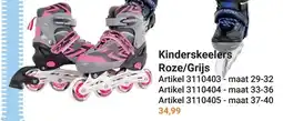 Lobbes Kinderskeelers Roze / Grijs aanbieding