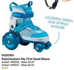 Lobbes Hudora Rolschaatsen My First Quad Blauw aanbieding
