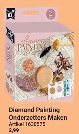 Lobbes Craft ID diamond painting coasters aanbieding