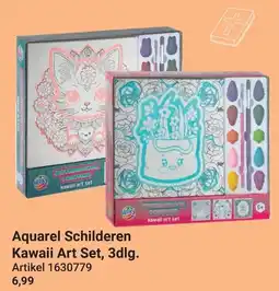 Lobbes Moxy Aquarel Schilderen Kawaii Art Set, 3dlg. aanbieding