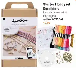 Lobbes Creativ Starter Hobbyset Kumihimo aanbieding
