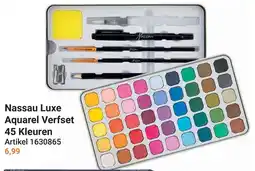 Lobbes Nassau Luxe Aquarel Verfset aanbieding